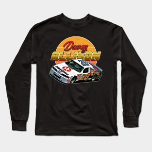 Davey Allison 28 80S Retro Long Sleeve T-Shirt